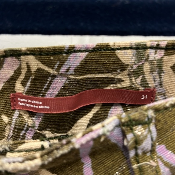 Pilcro The Wanderer Utility Printed Low Rise‎ Pants - Size 31 - Picture 4 of 10